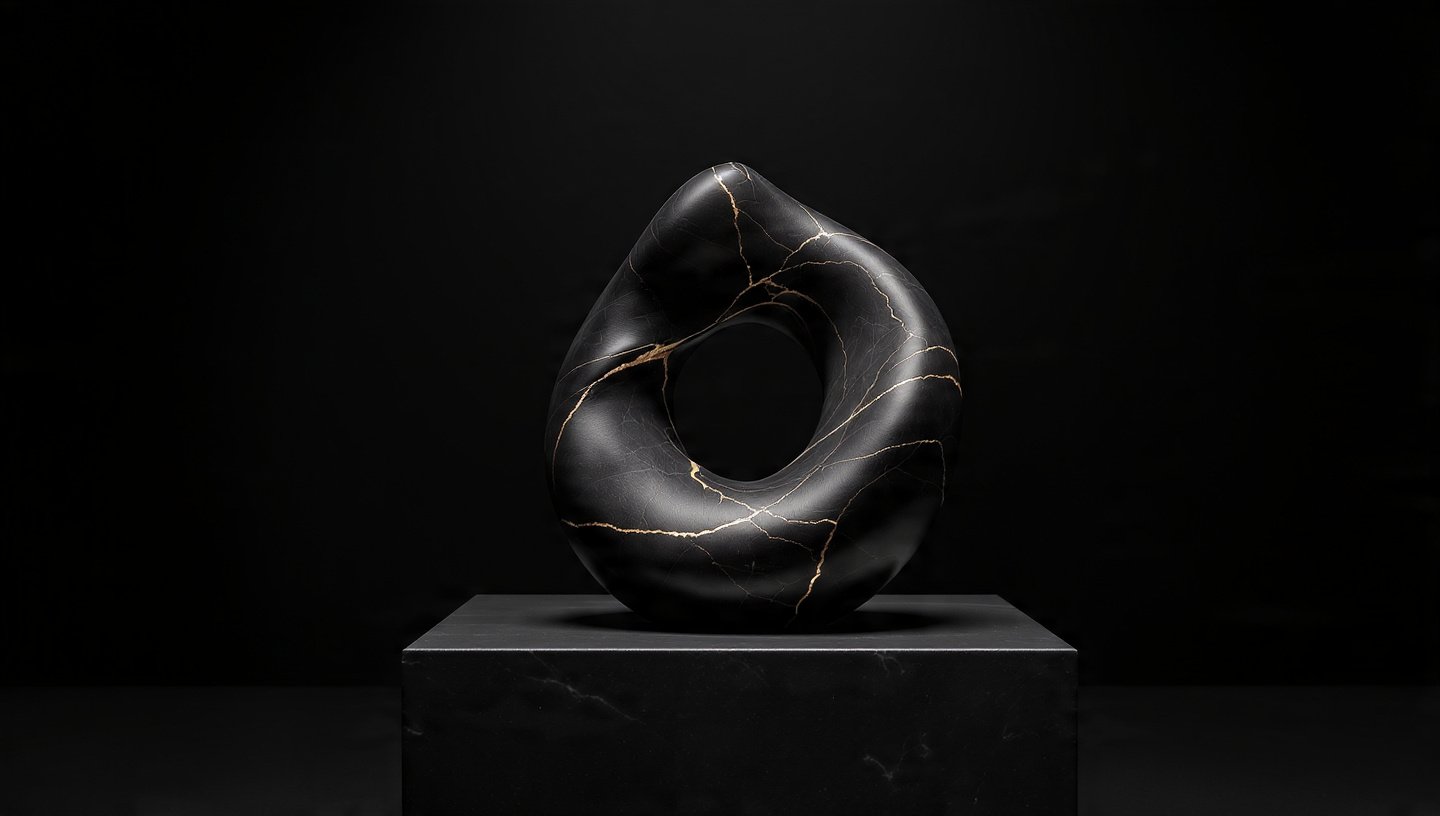 hero sculpture gold Zyvante